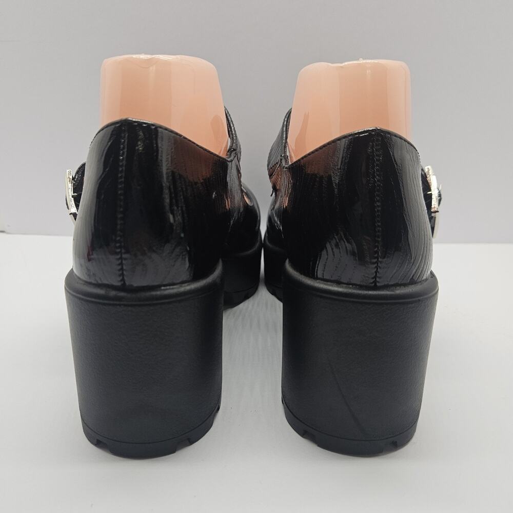 koi Black Patent Mary Jane Platform Mules - Picture 4 of 8